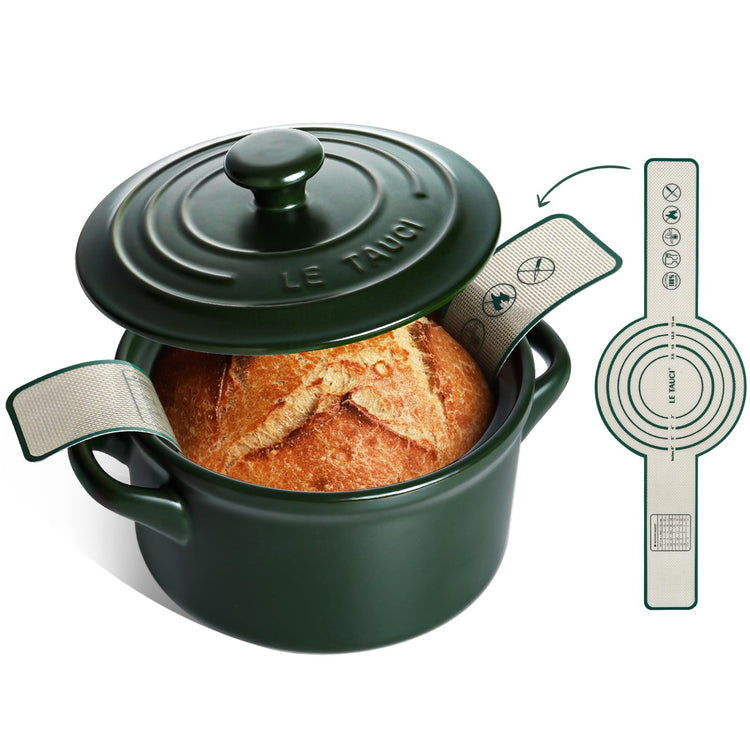 3 QT Ceramic Bread Baker with Lid for Sourdough