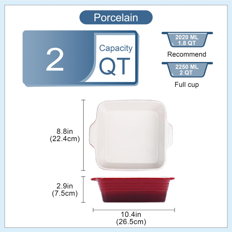 8x8 inch Baking Pan