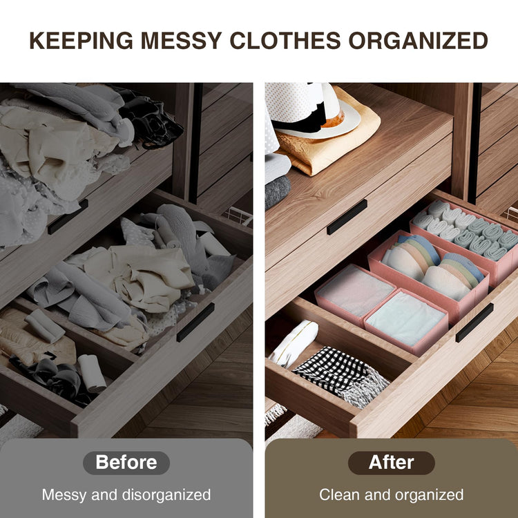 Fabric Drawer Organizer Bins