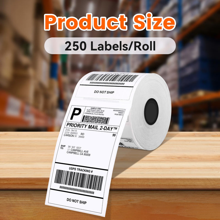 4"x6" Thermal Printer Label