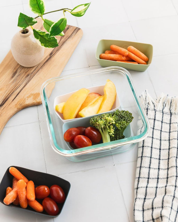 The Silicone Kitchen Silicone Individual Mini Loaf Pans - Reusable, Non-Toxic, BPA Free, Dishwasher Safe, Bento Box Accessories (12 Pack, Navy, White, Blue, Green)