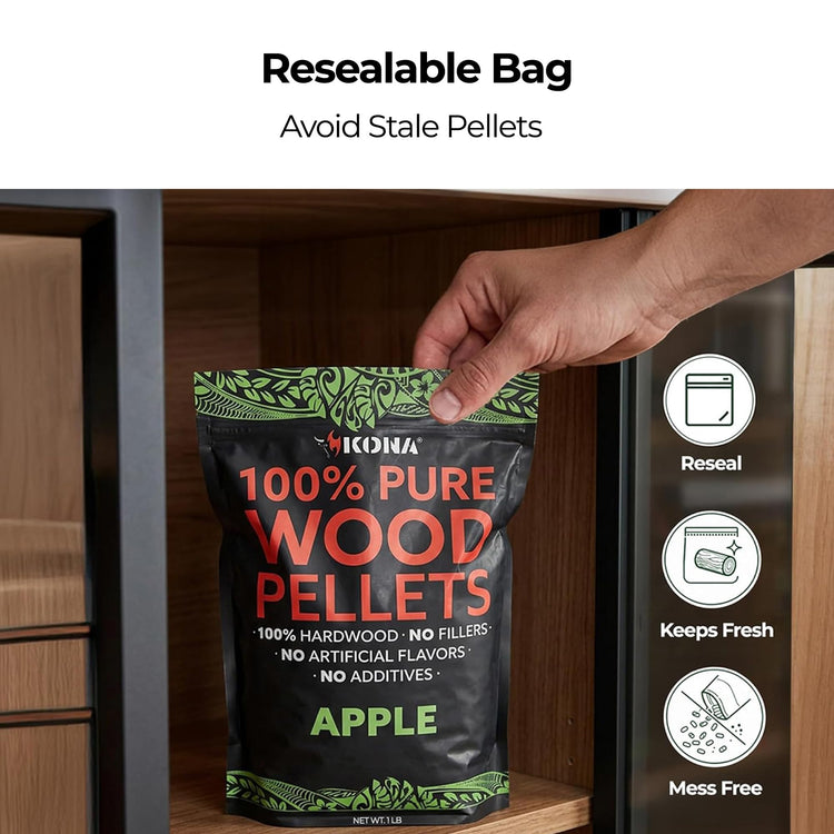 Wood Pellet Variety Pack for Ninja Woodfire (8 Count)