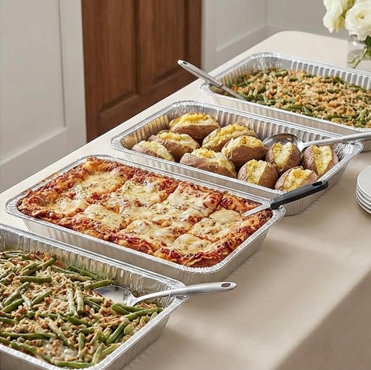 Aluminum Pans Full Size (100 Count)