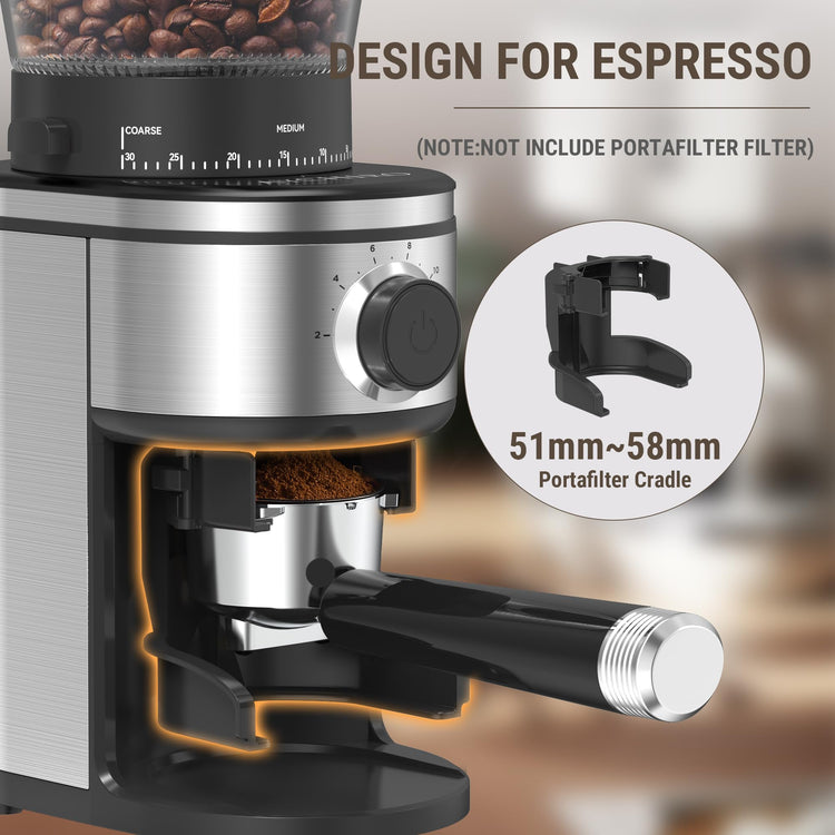 Conical Burr Coffee Grinder Electric