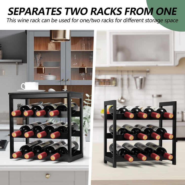 Wine Rack 24 Botttle Freestanding Floor (24 Count)