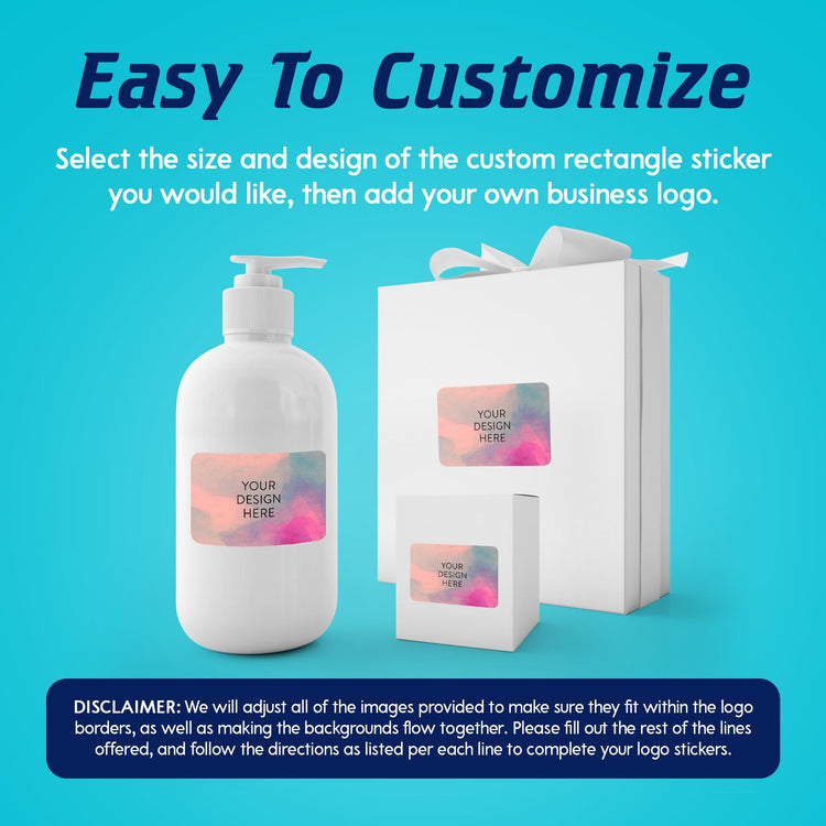 Custom Vinyl Stickers Your Image (100 Count)