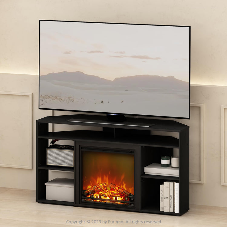 Jensen Fireplace TV Stand