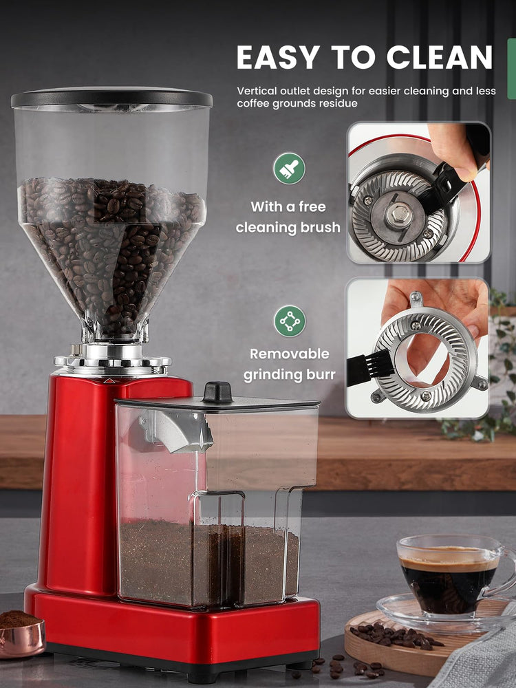 Flat Burr Coffee Grinder