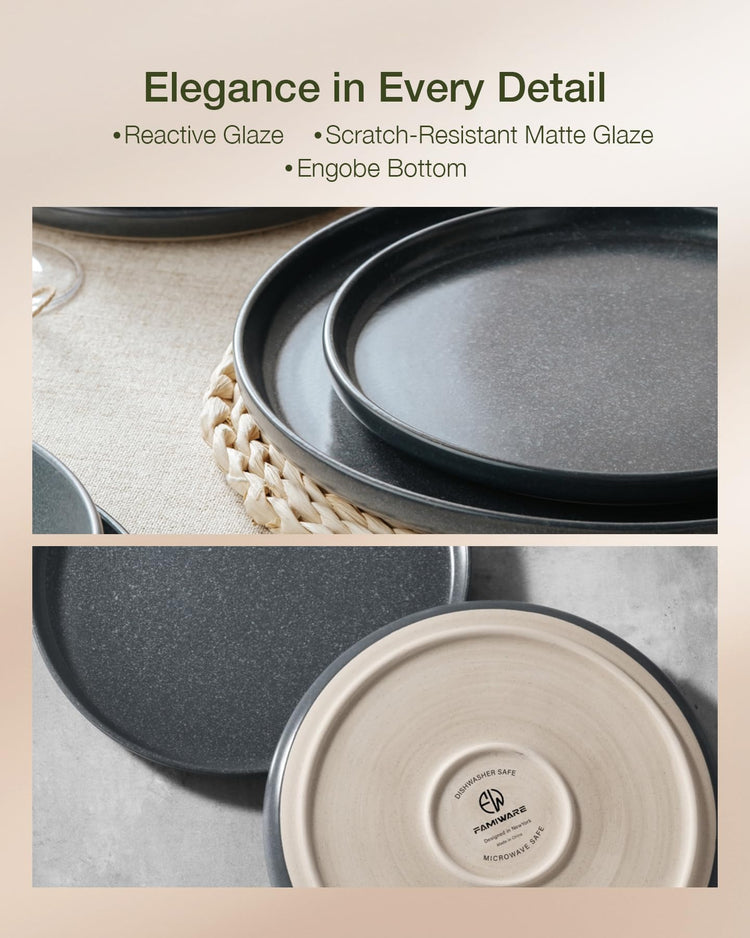 Milkyway 12 Piece Stoneware Dinnerware Set