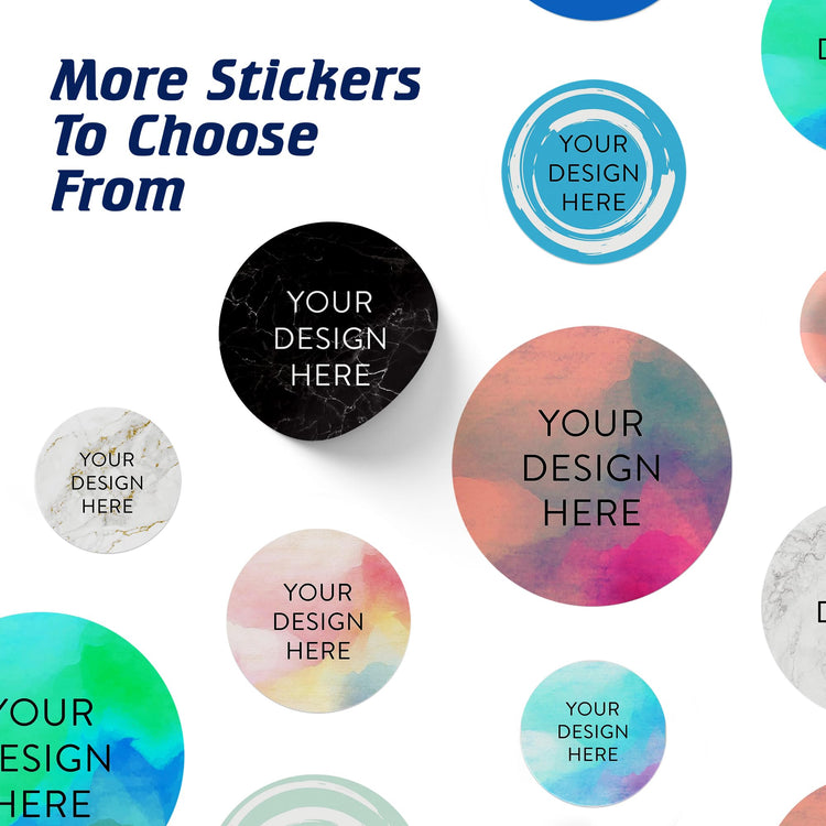 Custom Vinyl Stickers Your Image (100 Count)
