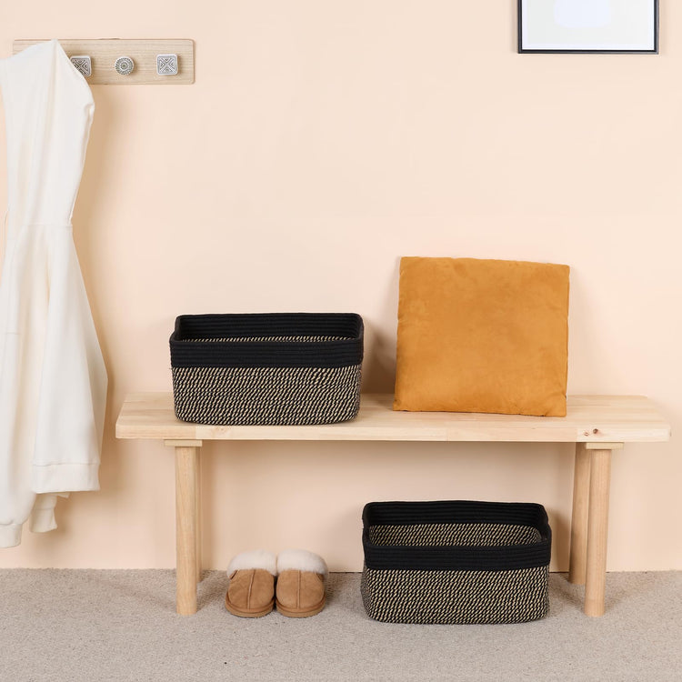 Large Storage Baskets for Organizing (4 Count)
