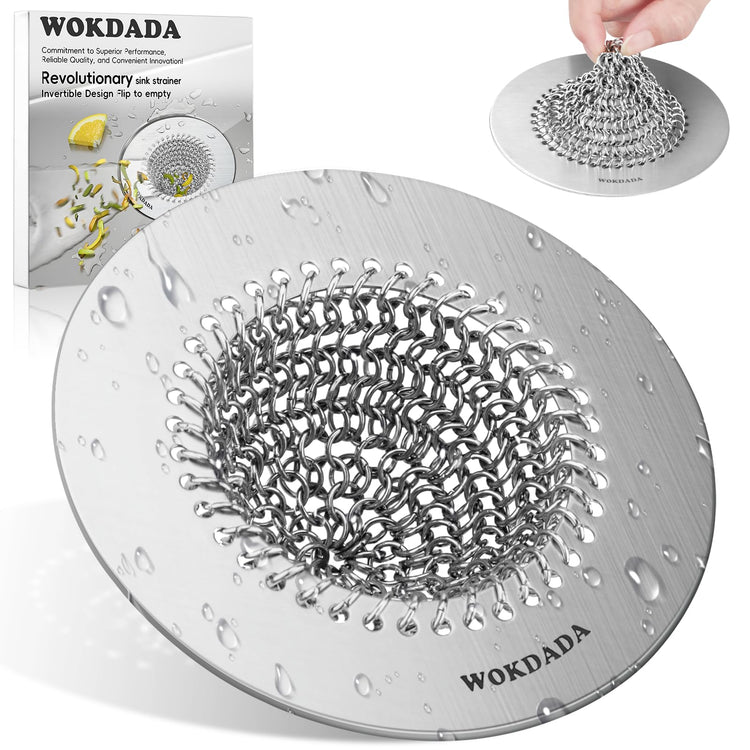 Reversible Kitchen Sink Drain Strainer
