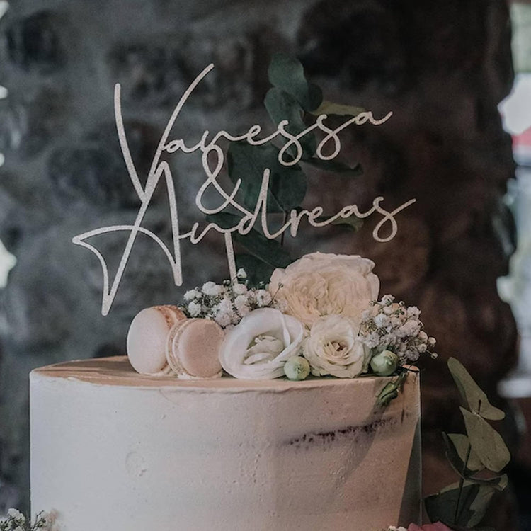 Personalized Wedding Cake Topper