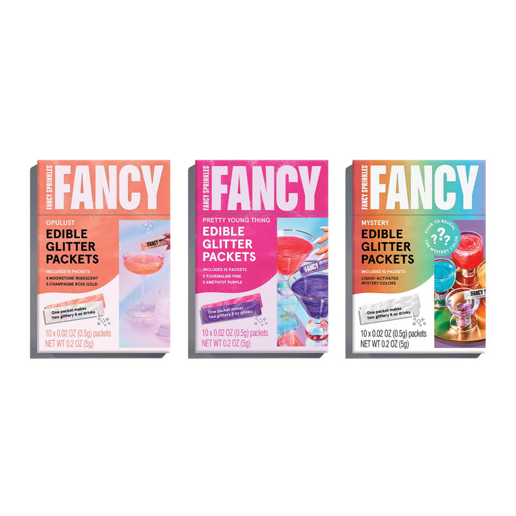 MVP Set Edible Glitter Packets 3 Pack