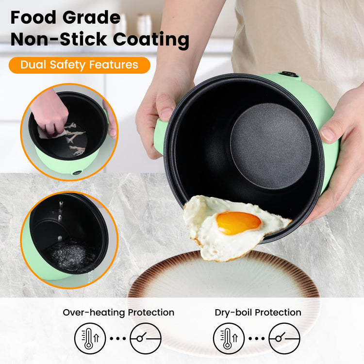 Hot Pot Electric With Steamer