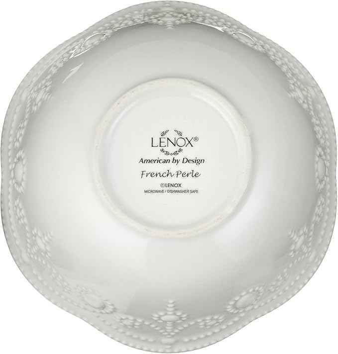 Lenox French Perle Dinner Plate, White