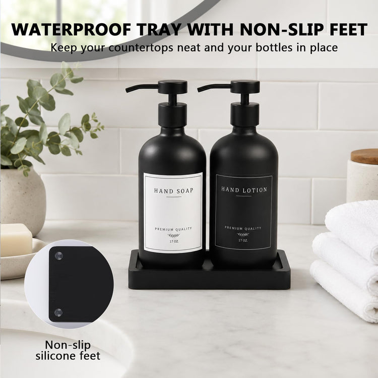 Black Soap Dispenser (2 Count)