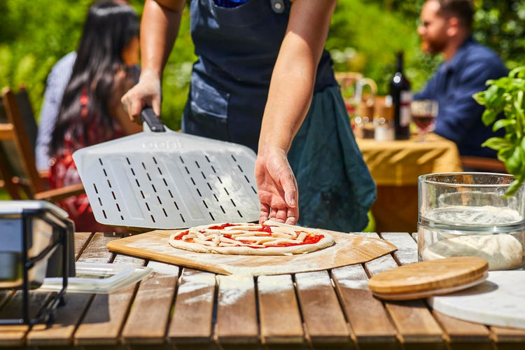 ooni 16” Bamboo Pizza Peel – Wooden Pizza Peel 16 Inch, Pizza Spatula Paddle, Pizza Cutting Board, Wood Pizza Turning Peel, Pizza Oven Accessories, Pizza Tools, Pizza Peel Wood, Pizza Board