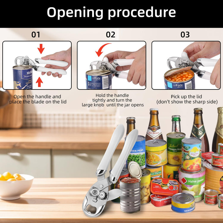 Multi function Manual Can Opener Bottle Opener