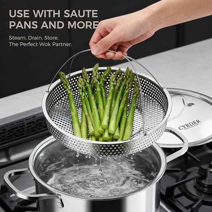 Nonstick Pots and Pans Set, 14 Piece Hybrid Hex Non Stick Stainless Steel Cookware with Frying Pans, Saute Pan, Saucepans & Stock Pot - Induction Compatible, Dishwasher &Oven Safe, PFOA Free