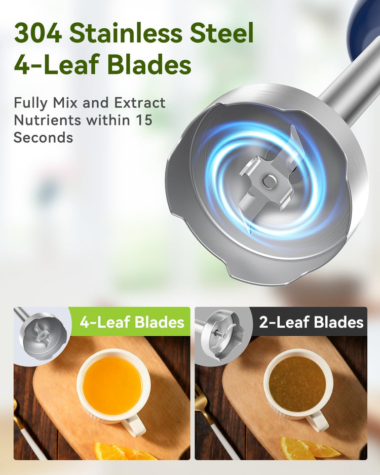 1000W 5 in 1 Immersion Blender Handheld BPA