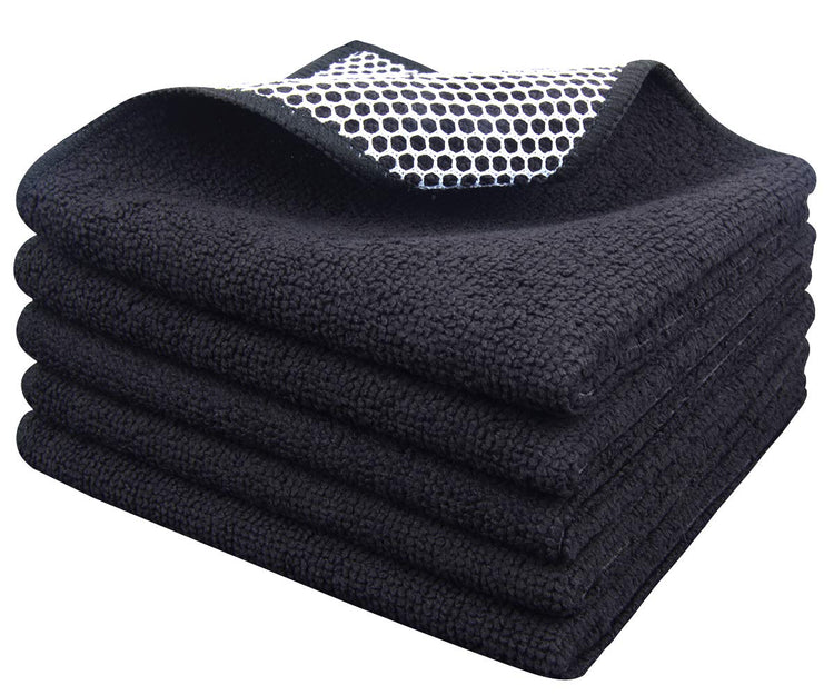 Dish Cloth for Washing Dishes Kitchen Washcloth Cleaning Cloth (5 Count)