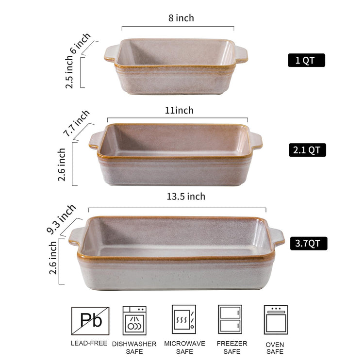 9x13 Baking Dish Set