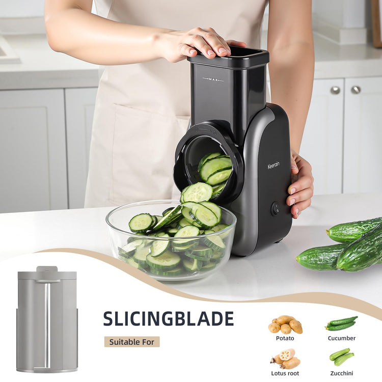Electric Vegetable Slicer and Cheese Grater
