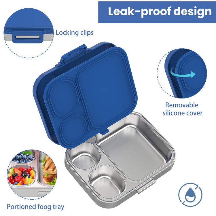Stainless Steel Bento Lunch Box for Kids