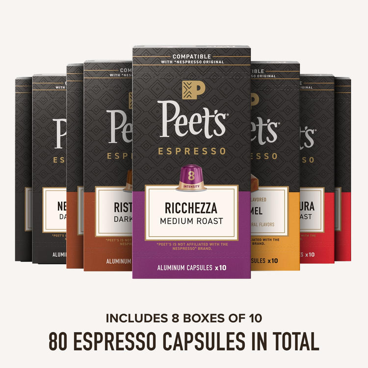 Dark Roast Espresso Capsules Variety Pack (80 Count)