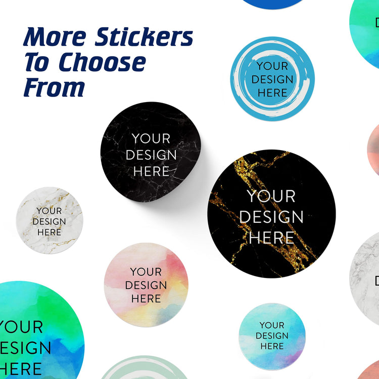 Custom Vinyl Stickers Your Image (100 Count)