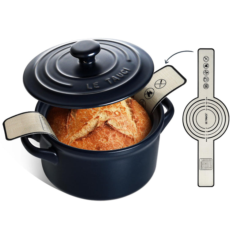 3 QT Ceramic Bread Baker with Lid for Sourdough