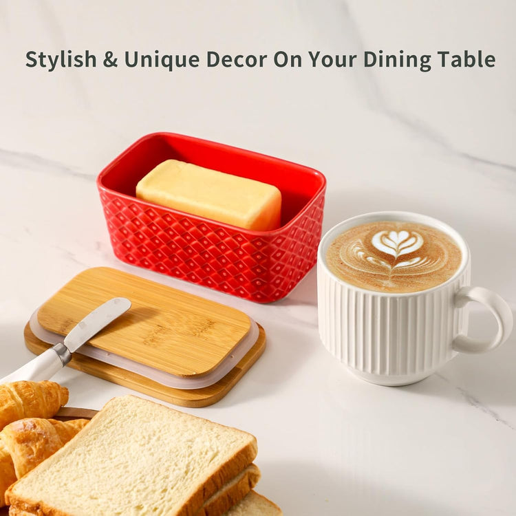 Ceramic Butter Dish with Lid