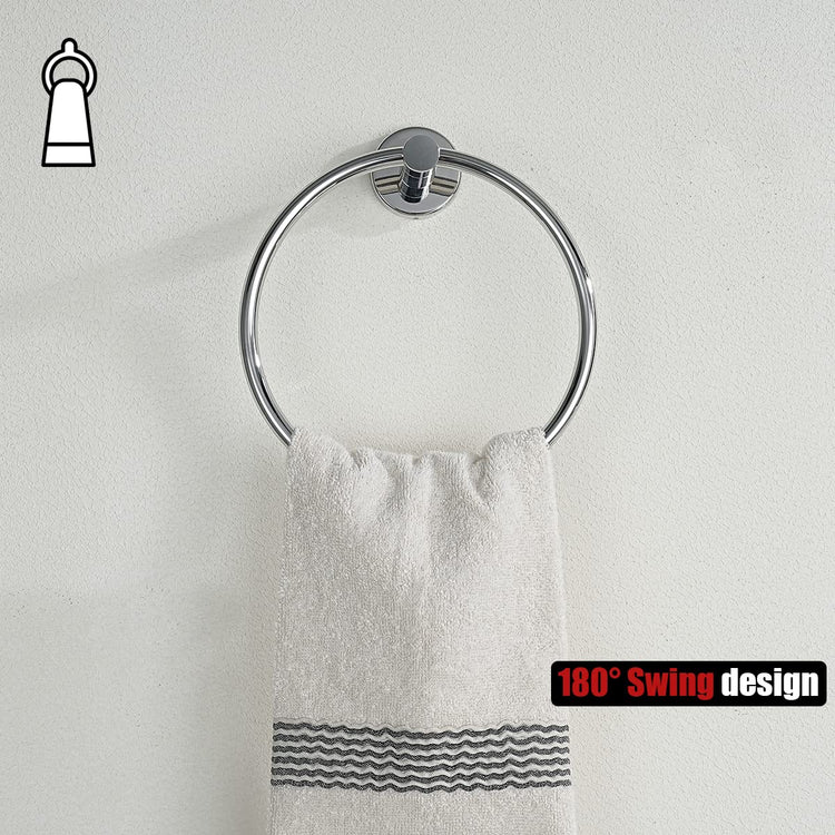 Chrome Towel Ring