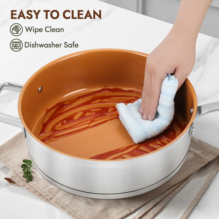 Ceramic Nonstick Saute Pan