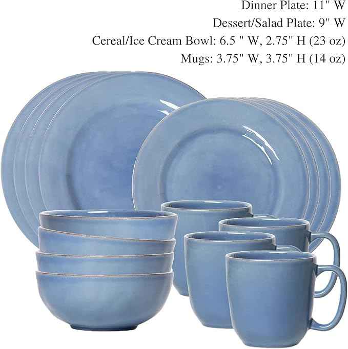 Juliska Puro Place Settings (Chambray, 16pc)