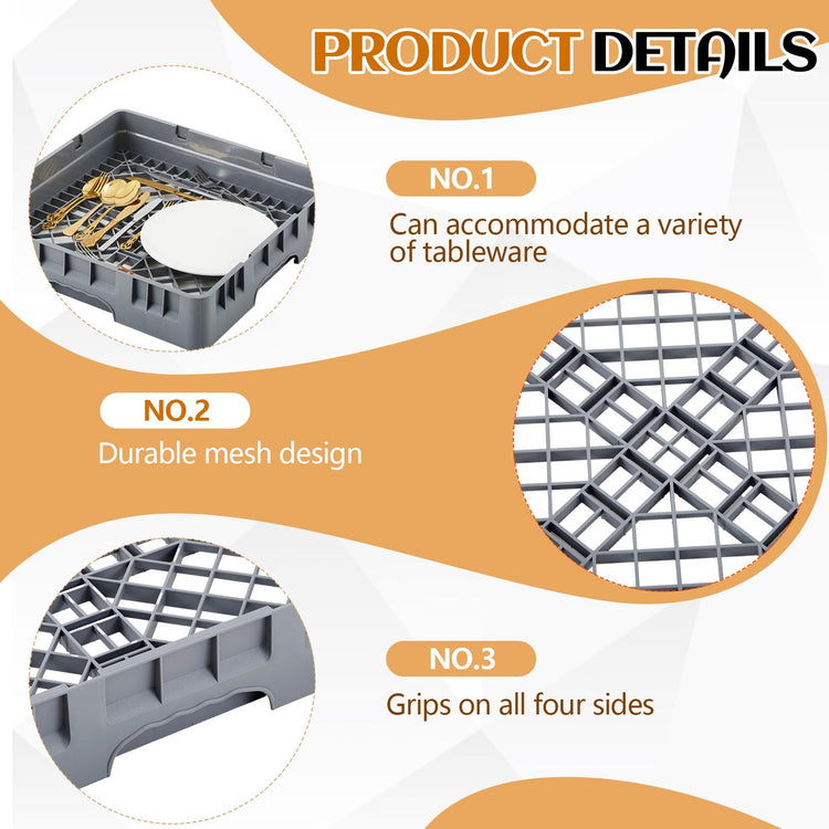 1 Pack Commercial Dishwasher Tray Rack