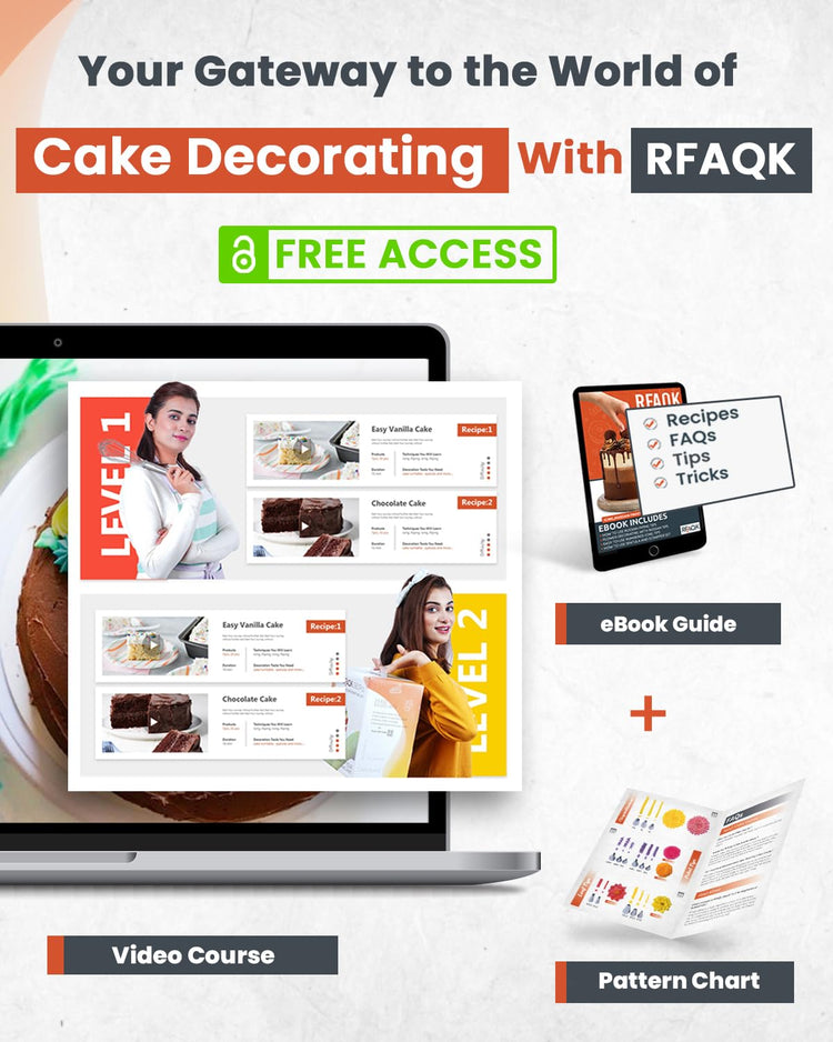 50PCs Cake Decorating Supplies Kit with 12" Aluminum Rotating Cake Turntable Stand