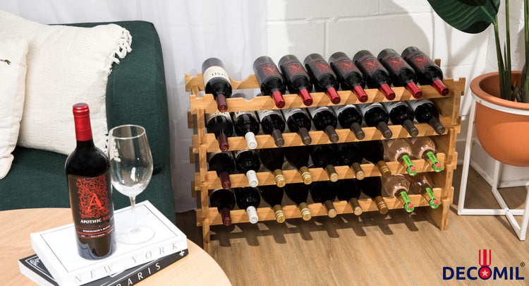 36 Bottle Large Wine Rack