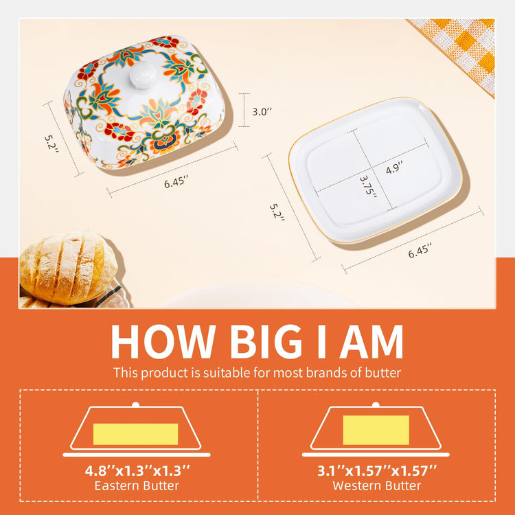 Butter Dish with Lid