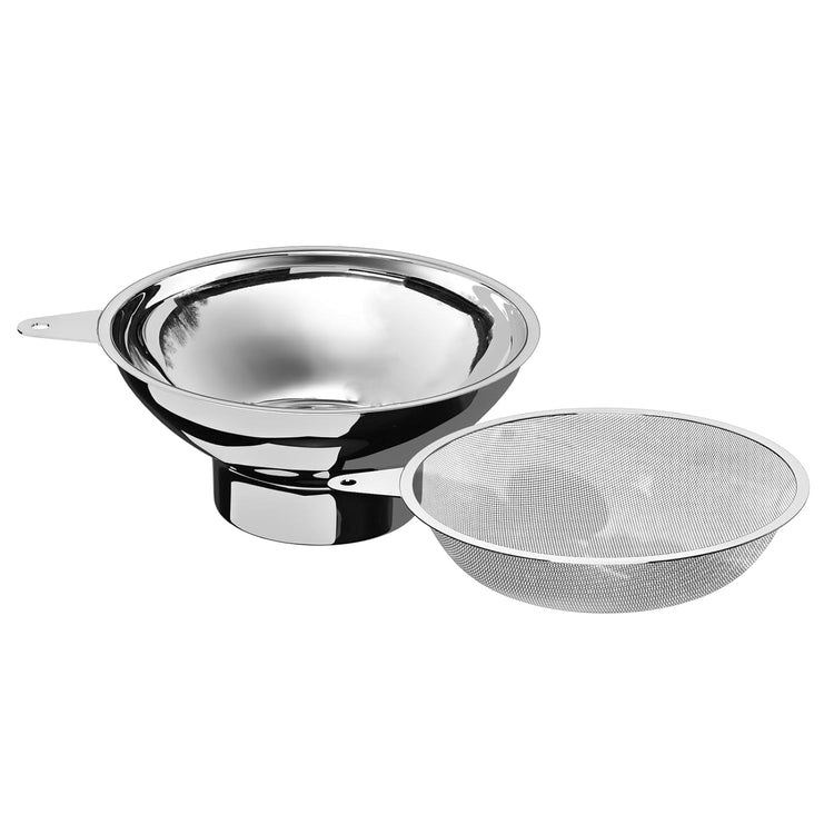Canning funnel with stainless steel filter for wide mouth Mason jars - Kitchen filling stainless steel wide mouth funnel(for wide mouth Mason jars)