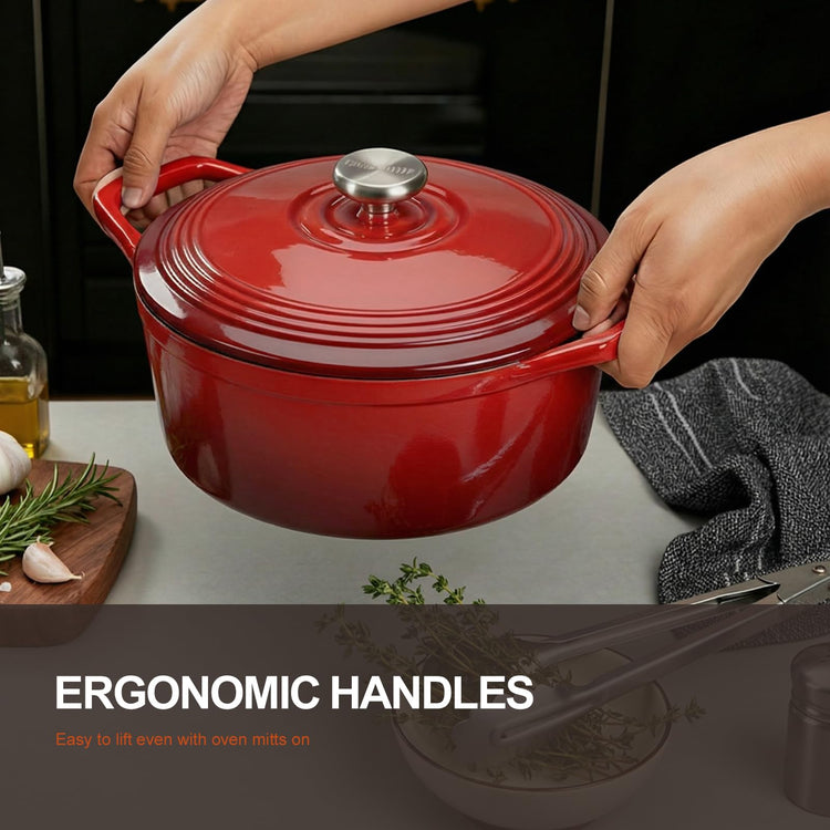 Enameled Cast Iron Dutch Oven