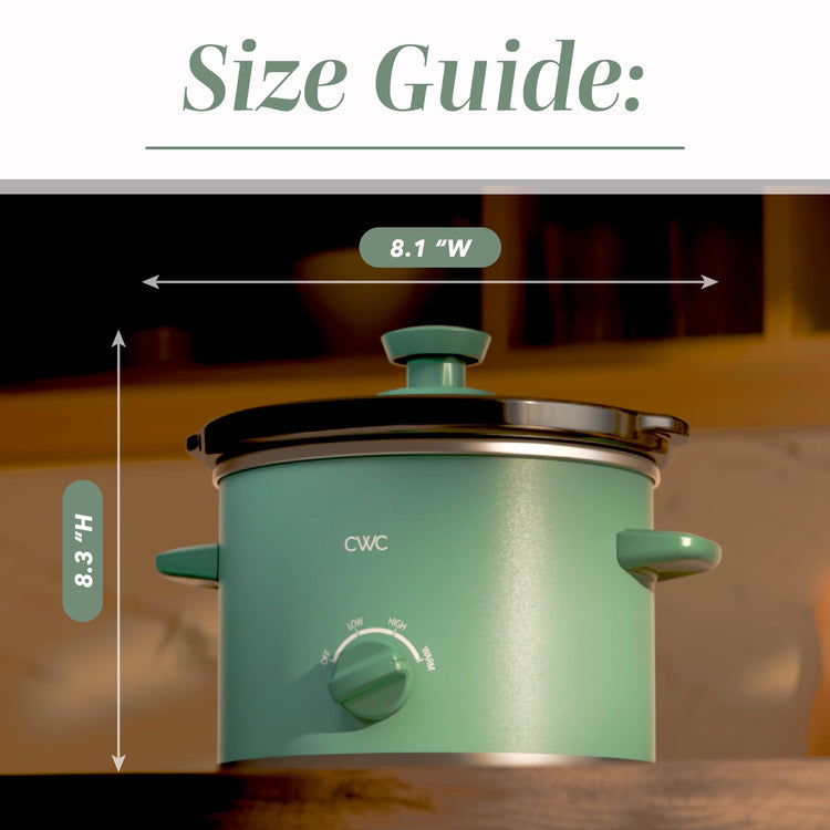 2QT Mini Electric Round Slow Cooker