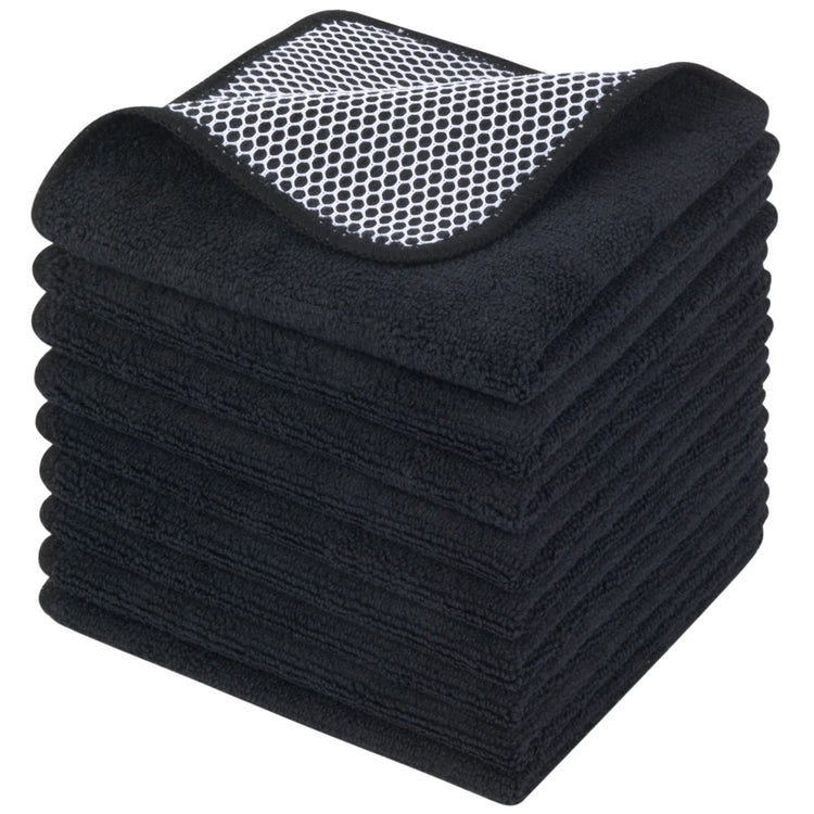 Dish Cloths for Washing Dishes with Scrub Side (9 Count)