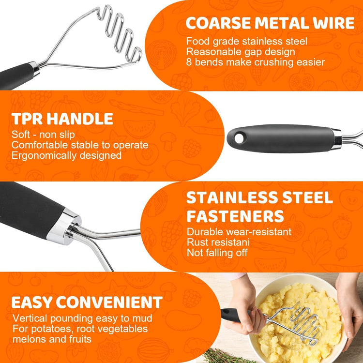 Potato Masher Set of 2 Pieces