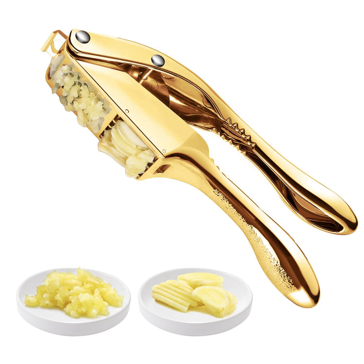 Garlic press and slicer 2 in 1