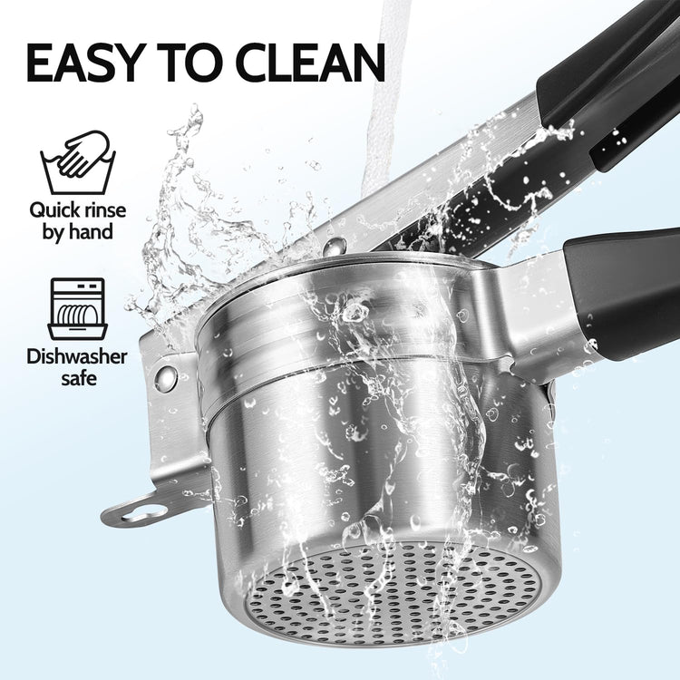 Potato Ricer Sopito Upgraded Stainless Steel Potato Masher with 3 Interchangeable Discs