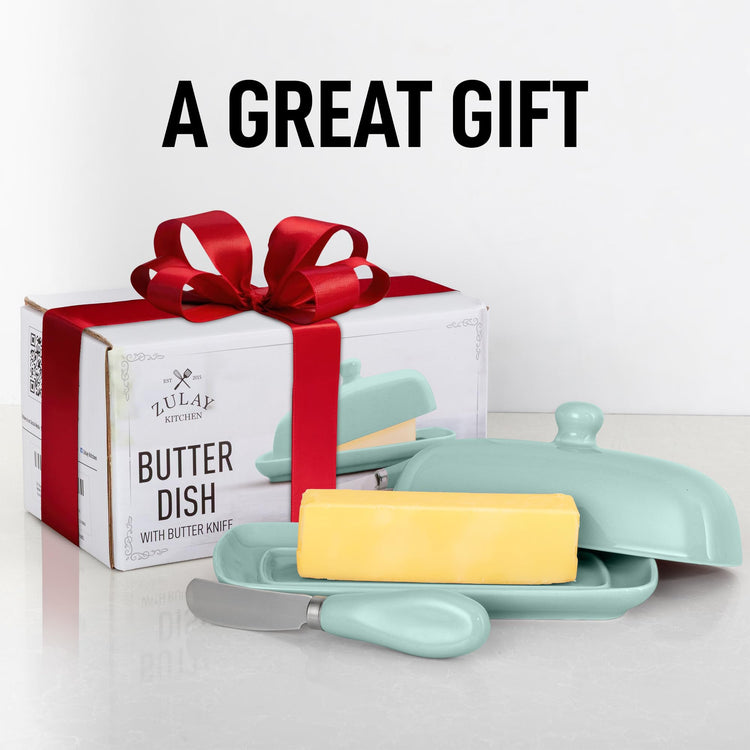 Zulay Butter Dish With Lid For Countertop