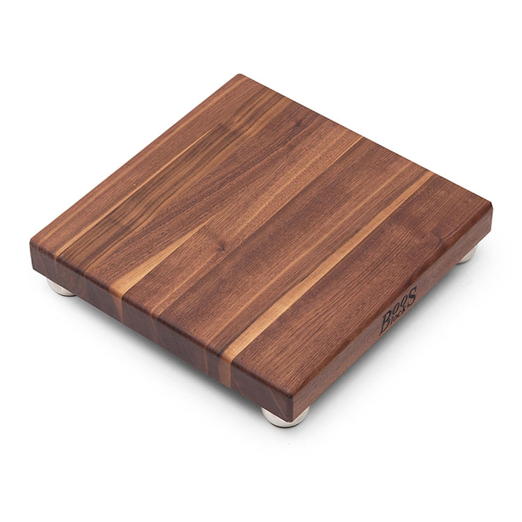 B Series Square Wooden Walnut Cutting Board 12”x12”