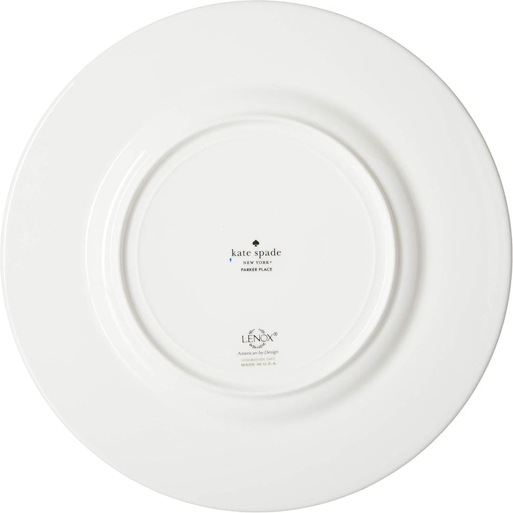 Kate Spade New York Parker Place Accent Plate, 1.05 LB, Blue